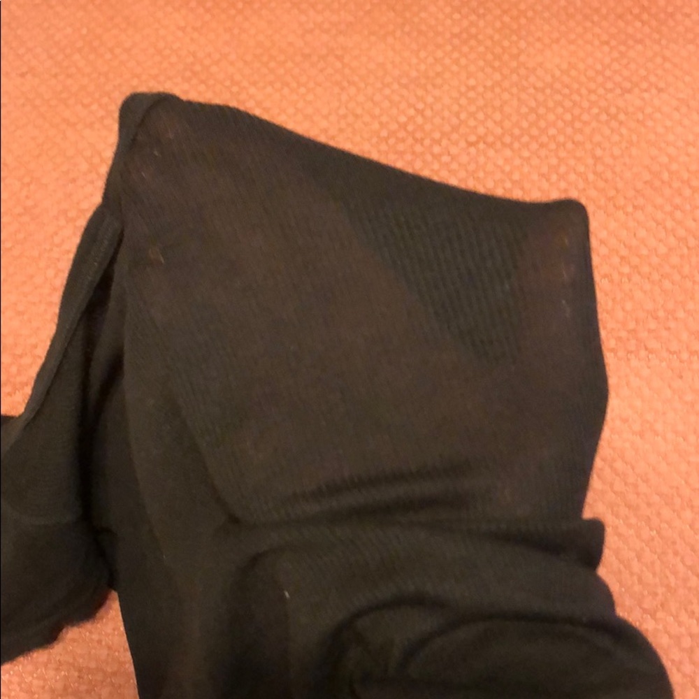 Sheer Fitted V-Neck Tee - Picture 3 of 7